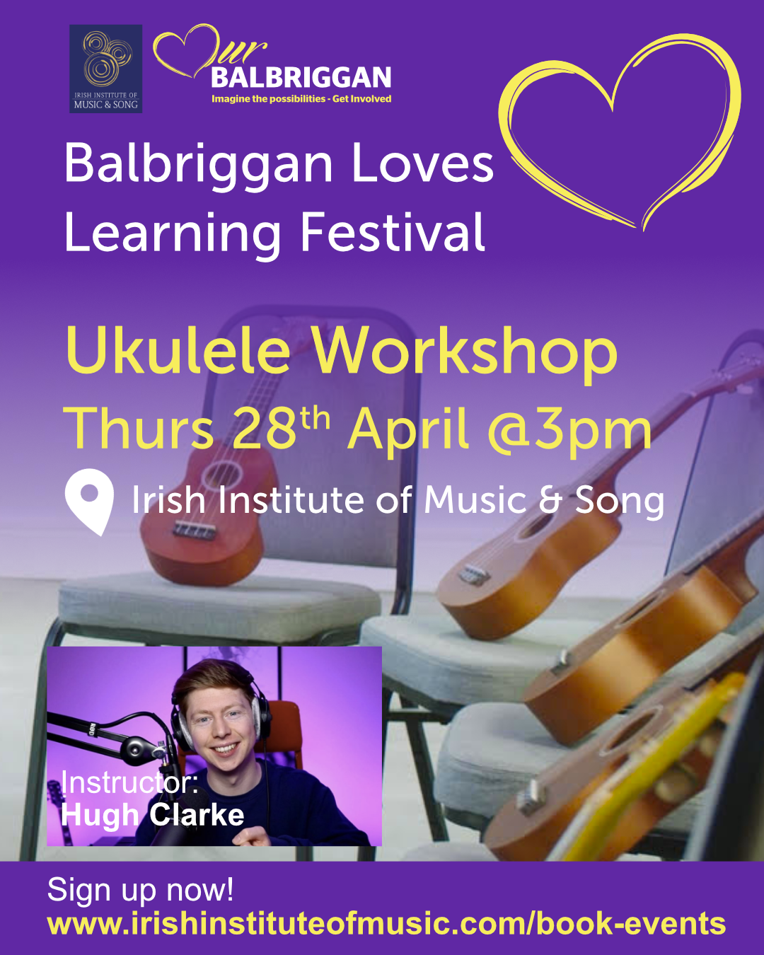 Ukulele Workshop with the Irish Institute of Music & Song